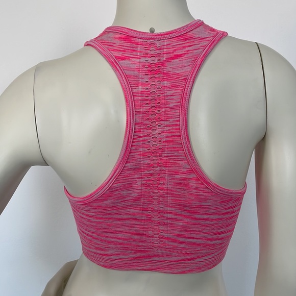 Pink Seamless Sports Bra - Picture 3 of 14
